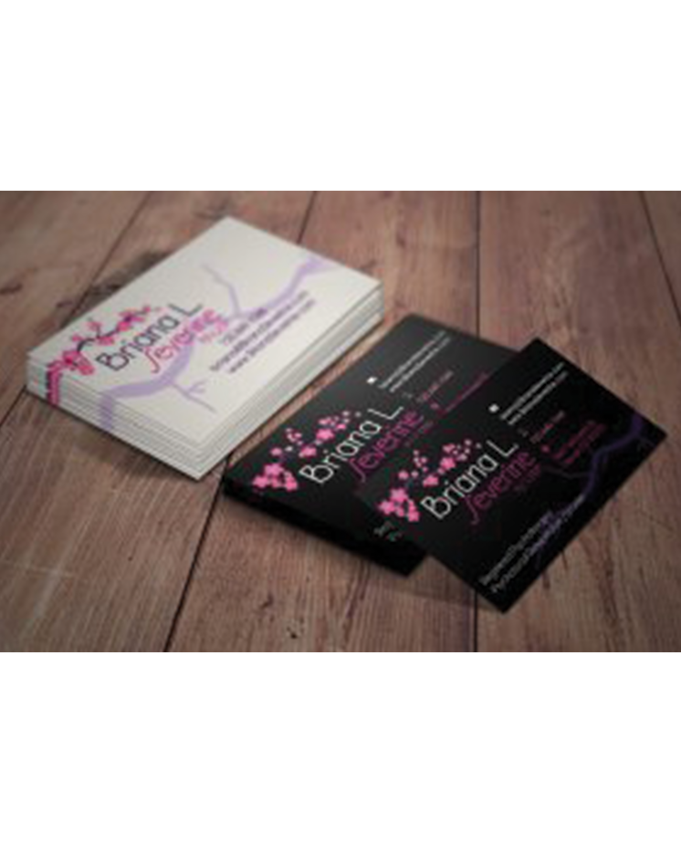 briana severine counseling business cards